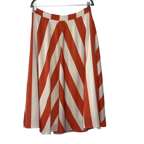 MARE MARE X ANTHROPOLOGIE  IISA STRIPED‎ MIDI SKIRT SIZE L/P - Picture 2 of 7
